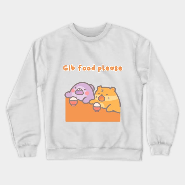 Gib food please Crewneck Sweatshirt by KdeeShirts